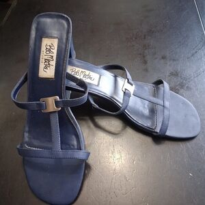 Vintage Bob Mackie Slip On Sandals    Size 8M